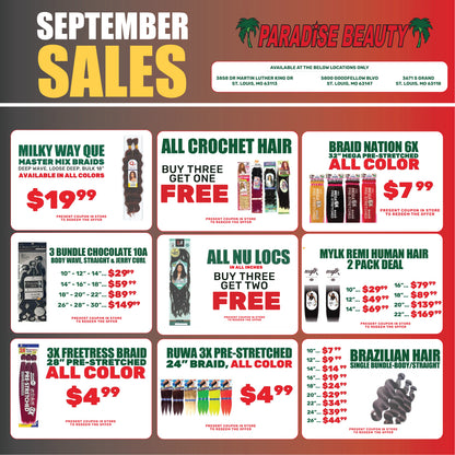 SEPTEMBER SALES!!