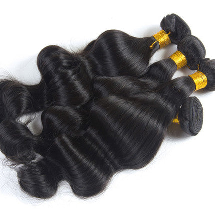 Black Gold 3 Bundle DEAL Brazilian Unprocessed Hair Body Wave (Natural Color)