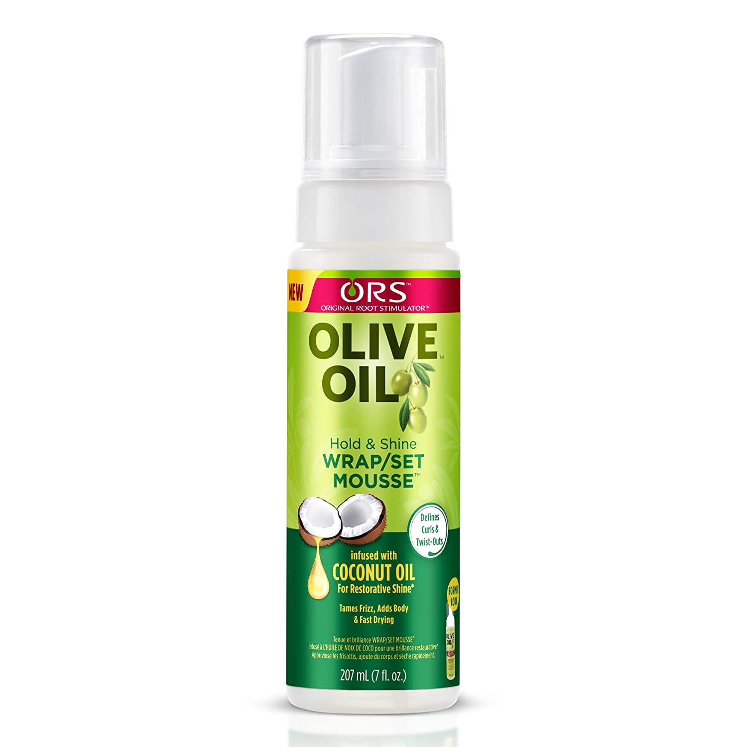 ORS Olive Oil Hold & Shine Wrap/Set Mousse