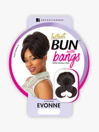Sensationnel Instant Bun with Bangs Evonne Bun Synthetic