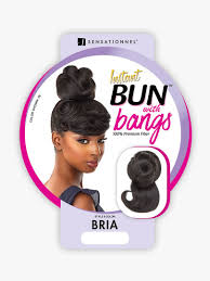 Sensationnel Synthetic Hair Instant Bun With Bangs Bria