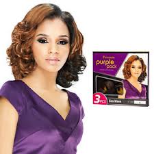 Premium Purple Pack Human Hair Blend 3pcs