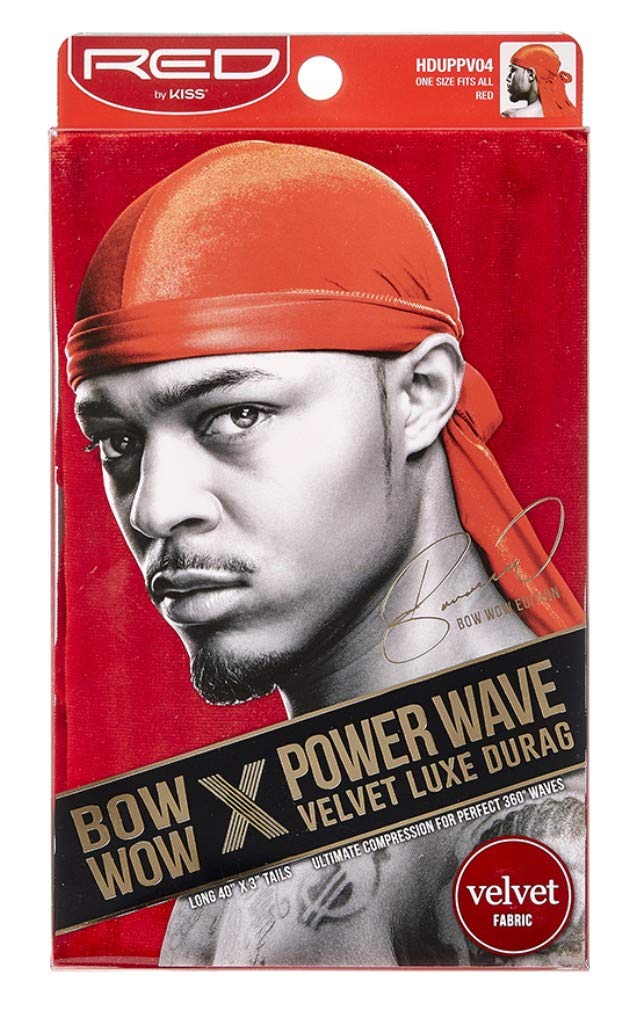 Kiss Red Durag Bow Wow Power Wave