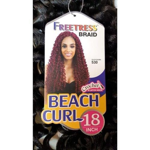 BEACH CURL 18"  Freetress Crochet Braid