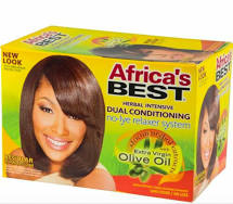 Africa's Best Herbal Intensive Dual Conditioning No-Lye Relaxer System
